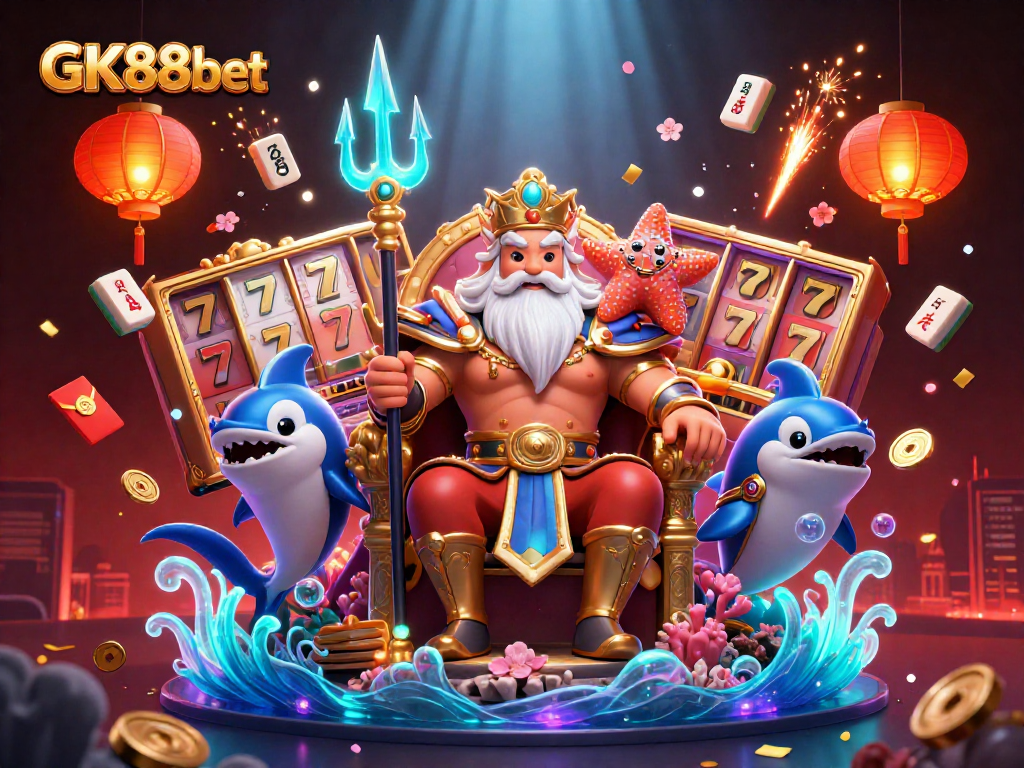 Experience exciting wins at GK88bet with dynamic slot reels, lucky symbols, and vibrant game elements.