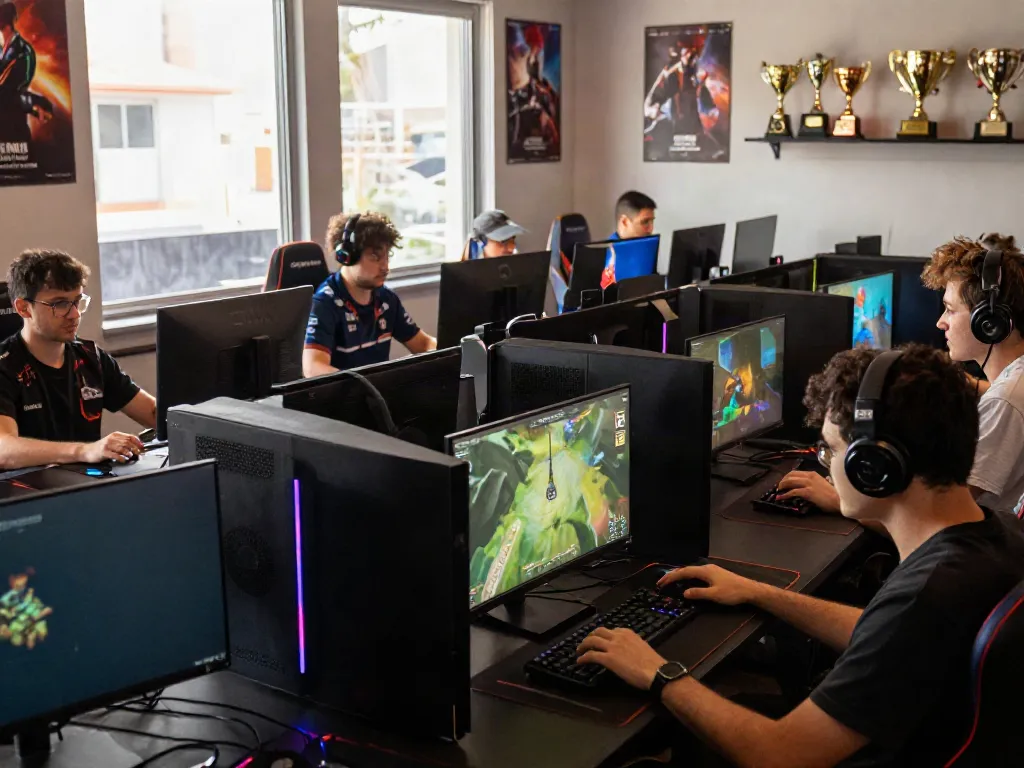 Players engaging in various games, showcasing the excitement of kilat404's gaming platform.