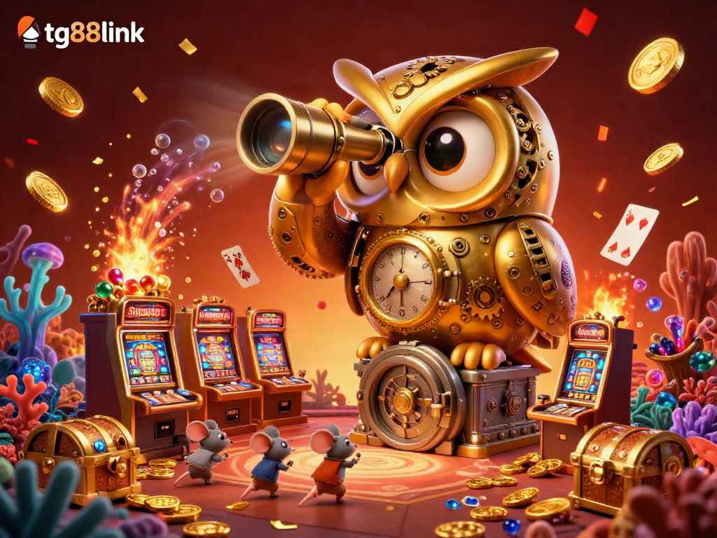 Engage in thrilling gameplay at tg88link with vibrant casino characters and dynamic game elements.