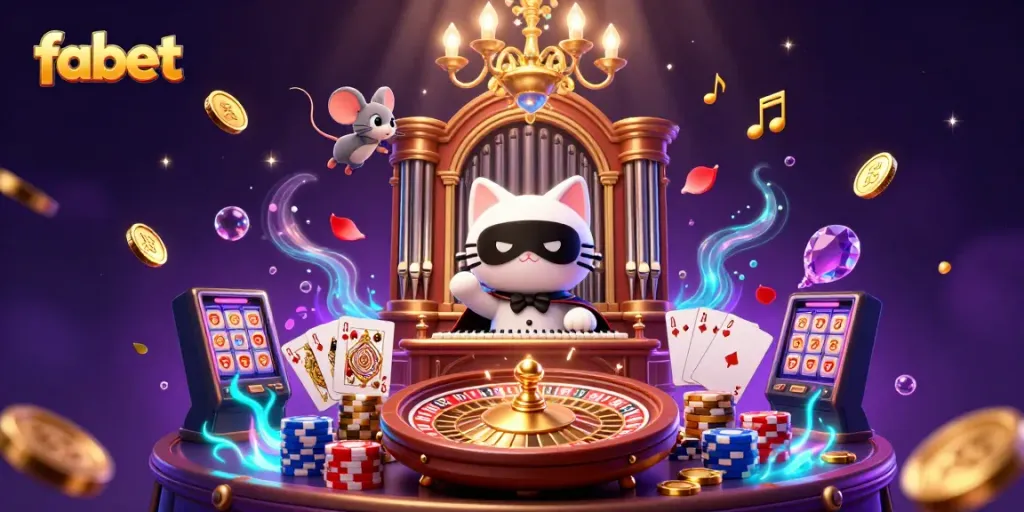 Experience thrilling casino moments with fabet's captivating gaming characters and elements.