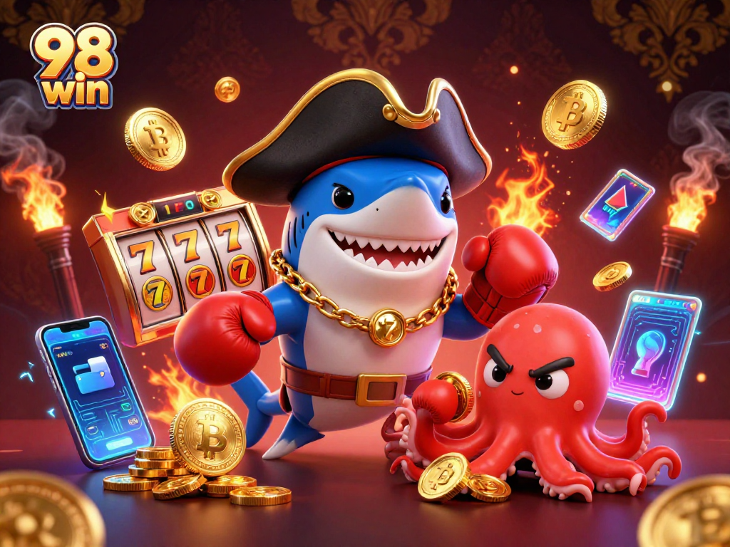 Experience exciting slots and jackpots with 98 win's lively characters and dynamic gaming elements.