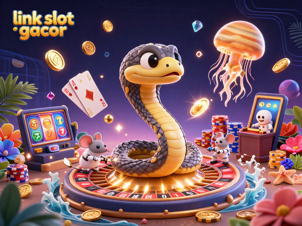 Engage in thrilling fun with link slot gacor amidst casino chaos and vibrant characters.